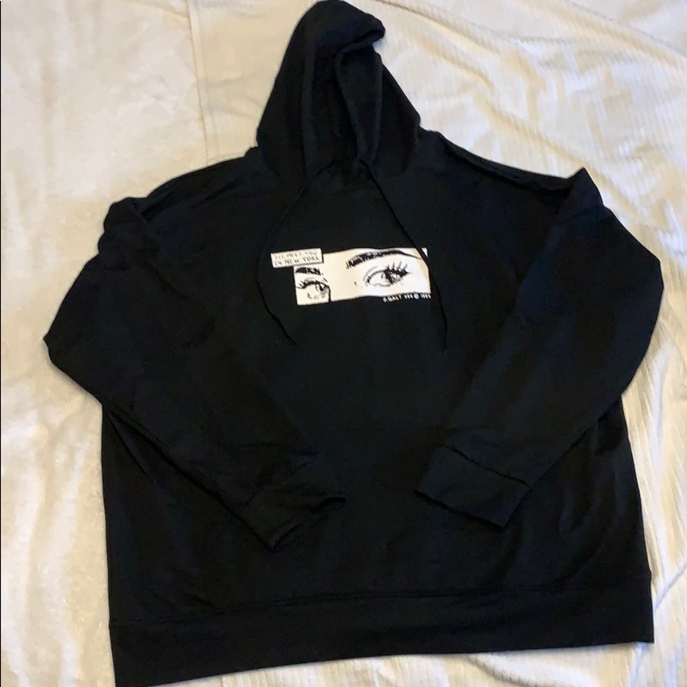 Shein Black Sweatshirt